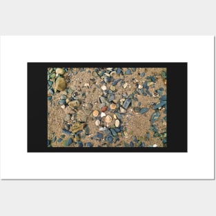 Beach Sand & Pebbles - Abstract / Background Posters and Art